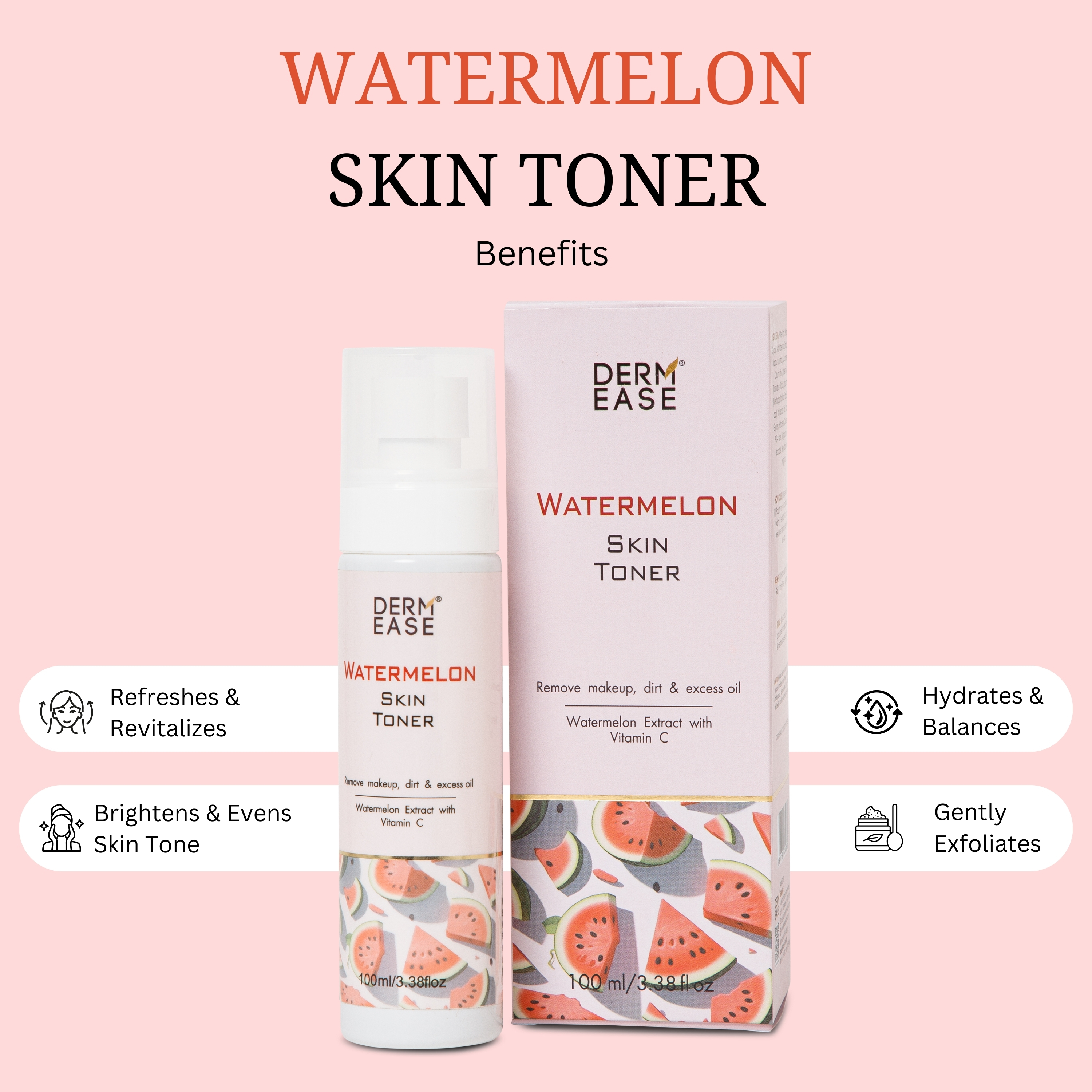 DERM EASE WATERMELON SKIN TONER 